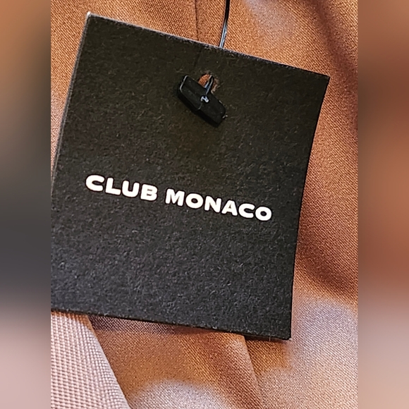 CLUB MONACO Elima Brown Trench Coat | Jacket with Belt. Size Small. NWT. - Picture 14 of 14